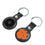 Clemson Tigers Insignia Black Airtag Holder 2-Pack-3