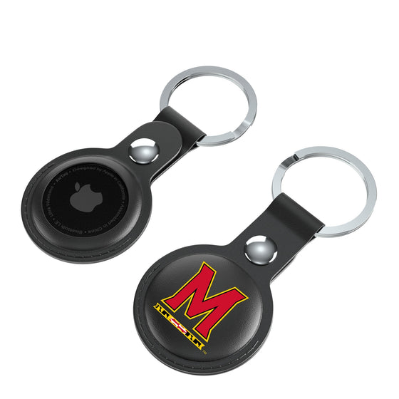 Maryland Terrapins Insignia Black Airtag Holder 2-Pack-3