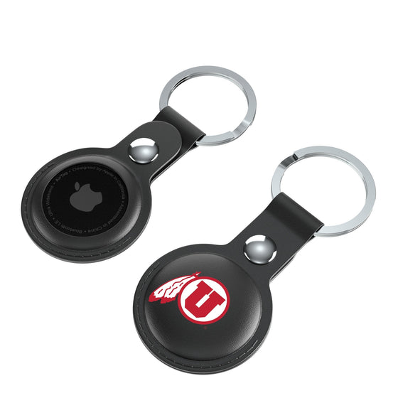 Utah Utes Insignia Black Airtag Holder 2-Pack-3