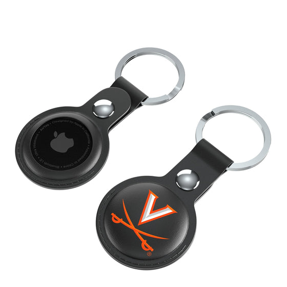 Virginia Cavaliers Insignia Black Airtag Holder 2-Pack-3