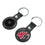 Washington State Cougars Insignia Black Airtag Holder 2-Pack-3