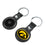 Iowa Hawkeyes Insignia Black Airtag Holder 2-Pack-3