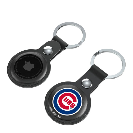 Chicago Cubs Insignia Black Airtag Holder 2-Pack-3