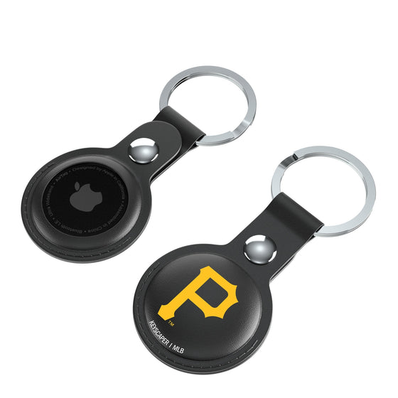 Pittsburgh Pirates Insignia Black Airtag Holder 2-Pack-3