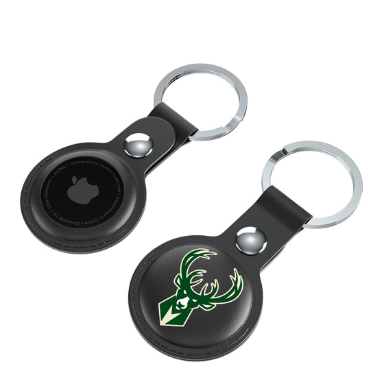 Milwaukee Bucks Insignia Black Airtag Holder 2-Pack-3