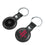 Houston Rockets Insignia Black Airtag Holder 2-Pack-3