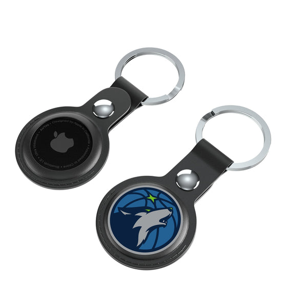 Minnesota Timberwolves Insignia Black Airtag Holder 2-Pack-3