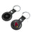 Arizona Cardinals Insignia Black Airtag Holder 2-Pack-3