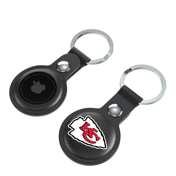 Kansas City Chiefs Insignia Black Airtag Holder 2-Pack-3