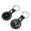 New England Patriots Insignia Black Airtag Holder 2-Pack-3