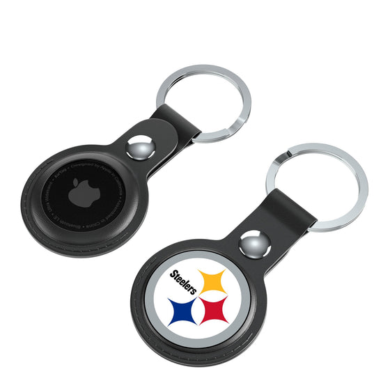 Pittsburgh Steelers Insignia Black Airtag Holder 2-Pack-3