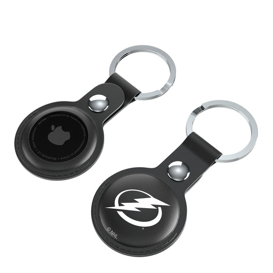 Tampa Bay Lightning Insignia Black Airtag Holder 2-Pack-3