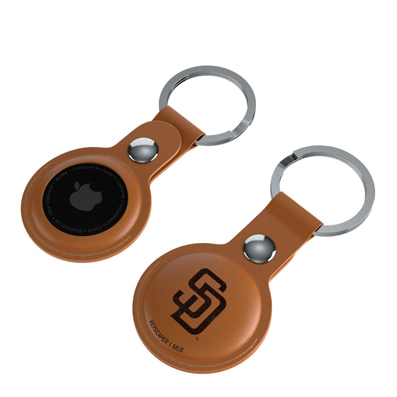 San Diego Padres Burn Brown Airtag Holder 2-Pack-3