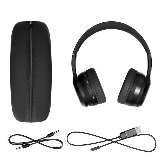 Houston Rockets Stripe Wireless Over-Ear BT Headphones With Case-3