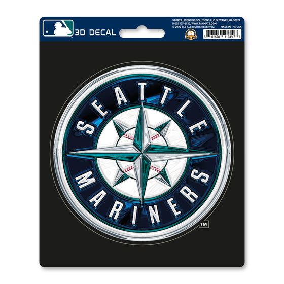 Seattle Mariners 3D Decal Sticker