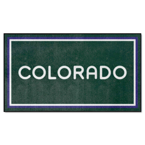 Colorado Rockies 3ft. x 5ft. Plush Area Rug