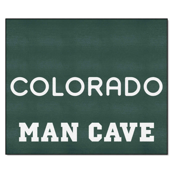 Colorado Rockies Man Cave Tailgater Rug - 5ft. x 6ft.