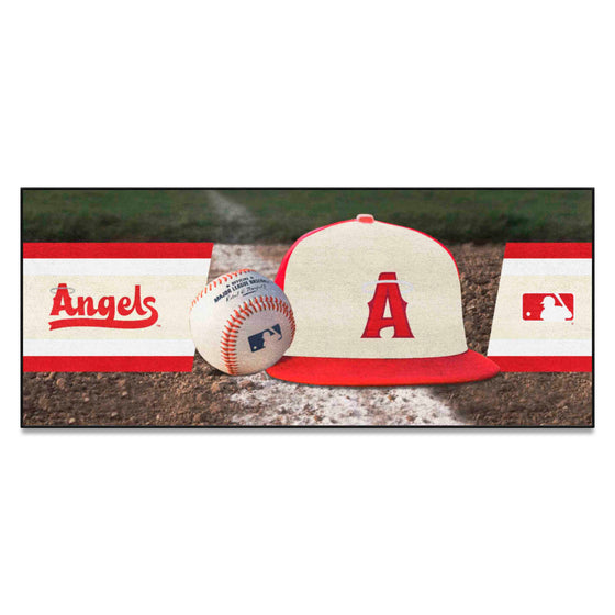 Los Angeles Angels Baseball Runner Rug - 30in. x 72in.