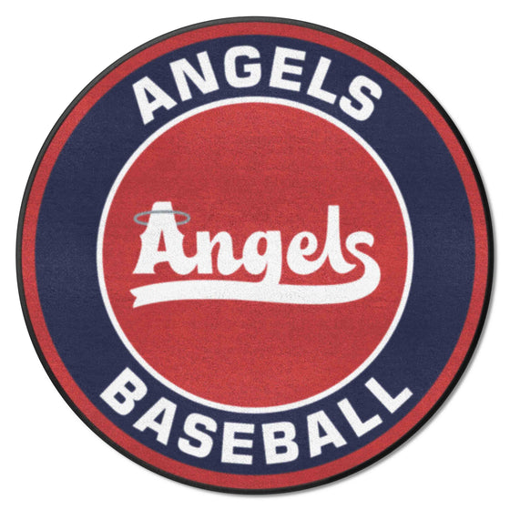 Los Angeles Angels Roundel Rug - 27in. Diameter