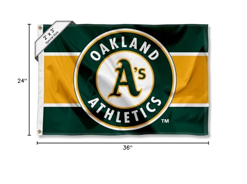 WinCraft Oakland Athletics 2x3 Foot Small Flag