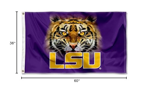 College Flags & Banners Co. Louisiana State LSU Tigers Tiger Eyes Flag