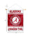 College Flags & Banners Co. Alabama Crimson Tide Window Wall Banner Hanging Flag with Suction Cup