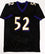 Ray Lewis Autographed Black Pro Style Jersey - Beckett Auth *2