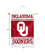 College Flags & Banners Co. Oklahoma Sooners Window Wall Banner Hanging Flag with Suction Cup