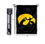 College Flags & Banners Co. Iowa Hawkeyes Black Yard Flag and Pole Holder Set, Color- Black