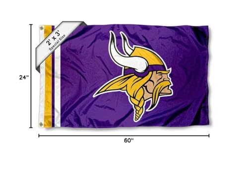 WinCraft Minnesota Vikings 2x3 Feet Flag