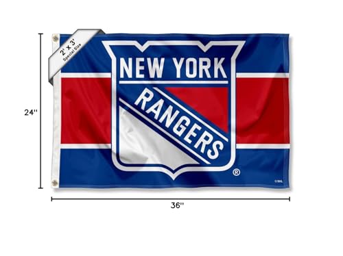 WinCraft New York Rangers Small 2x3 Foot Banner Flag