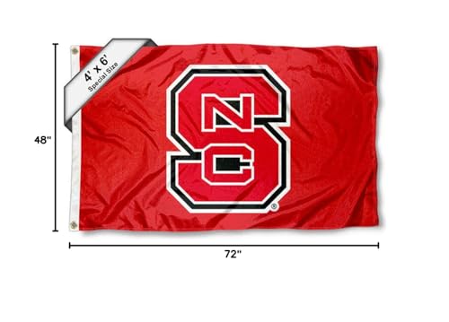 College Flags & Banners Co. NC State Wolfpack 4 ft x 6 ft Flag