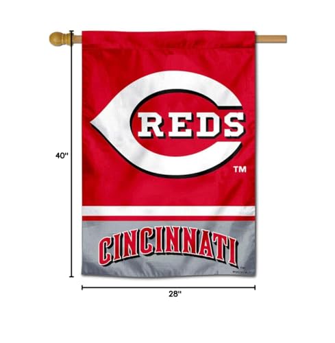 Cincinnati Reds Double Sided House Flag