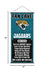 WinCraft Jacksonville Jaguars Man Cave Fan Banner Wall Door Scroll