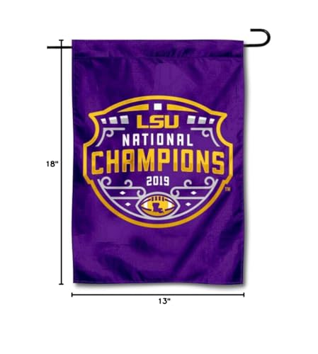 Louisiana State LSU Tigers College Football Playoff National Championship Garden Banner Flag