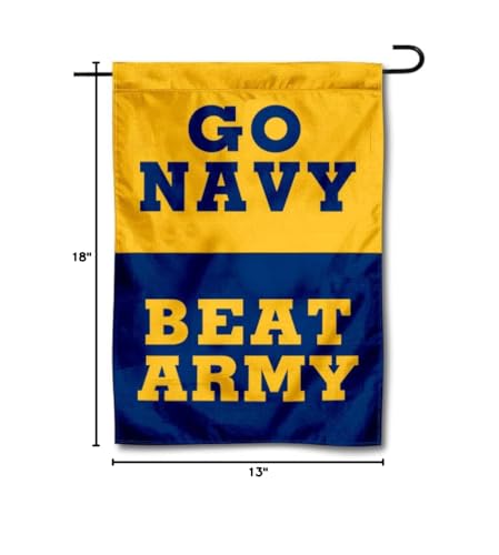 College Flags & Banners Co. US Navy Midshipmen Beat Army Garden Flag