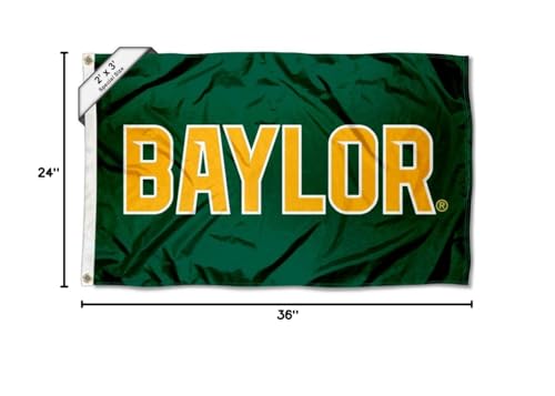 College Flags & Banners Co. Baylor Bears Wordmark Small 2x3 Foot Flag