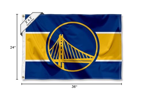 WinCraft Golden State Warriors Small 2x3 Foot Banner Flag