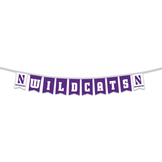 Northwestern Wildcats Banner String Pennant Flags