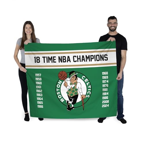 Northwest NBA Boston Celtics NBA Champions 2024 Wall Hanging Tapestry, 34" x 40", Banners