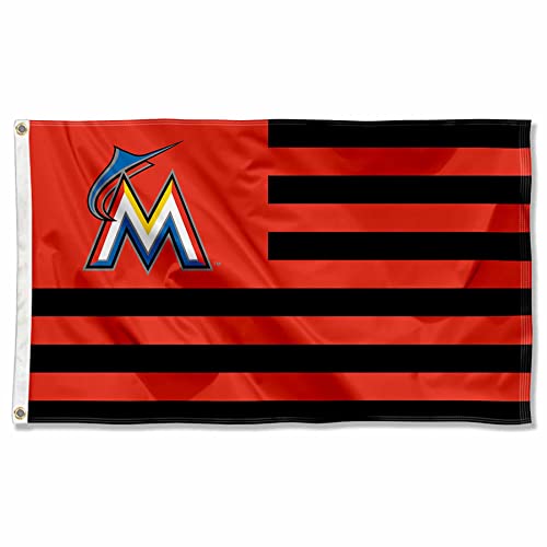 WinCraft Miami Marlins Stars and Stripes Nation 3x5 Flag