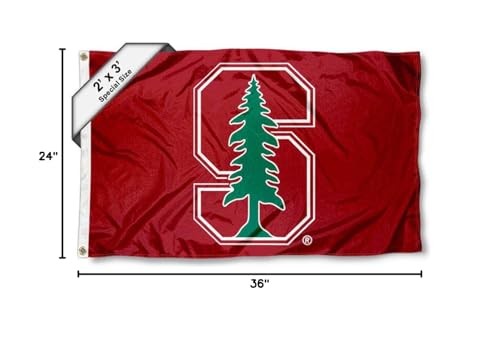 College Flags & Banners Co. Stanford Cardinal 2x3 Foot Flag