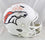 Phillip Lindsay Signed Denver Broncos F/S Flat White Speed Helmet - JSA W Auth