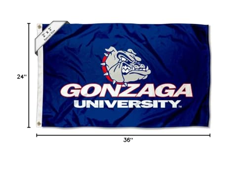 College Flags & Banners Co. Gonzaga Bulldogs 2x3 Foot Flag