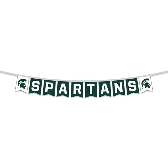 Michigan State Spartans Banner String Pennant Flags