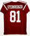 Jace Sternberger Autographed Maroon College Style Jersey- JSA Witnessed Auth *8