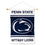 College Flags & Banners Co. Penn State Nittany Lions Window Wall Banner Hanging Flag with Suction Cup