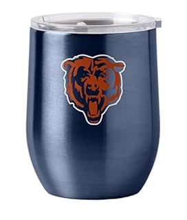 NFL Chicago Bears Drink Tumbler Steel 16 Curved