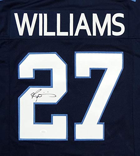 Ricky Williams Autographed Blue Pro Style Jersey- JSA W Auth *2