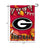 College Flags & Banners Co. Georgia Bulldogs Fall Leaves Football Season Garden Yard Flag